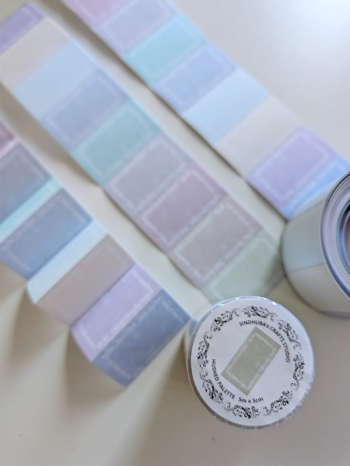 Hushed Palette | Pastel Writing Paper Sticker Roll