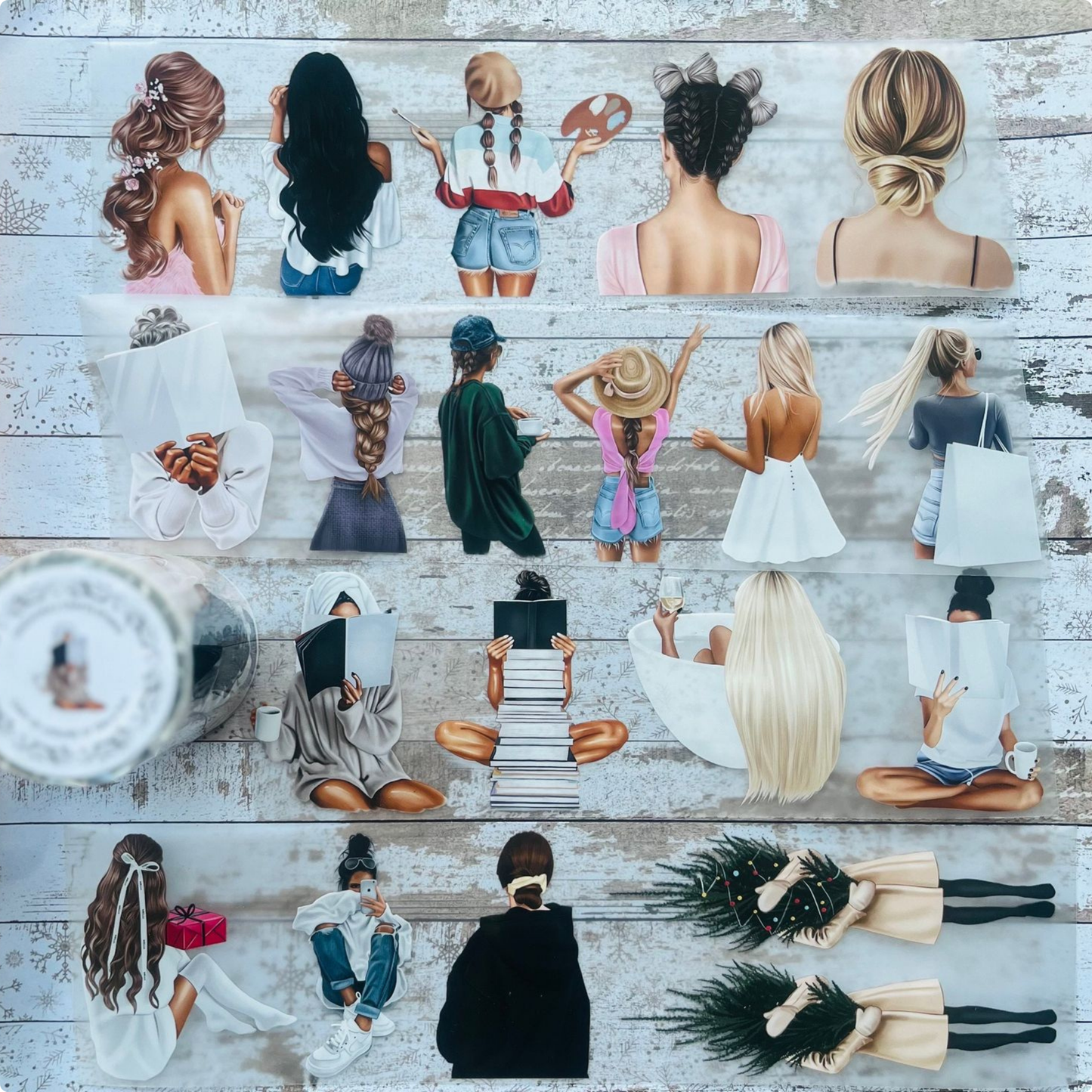Lady of Leisure v2 | Matte PET Tape