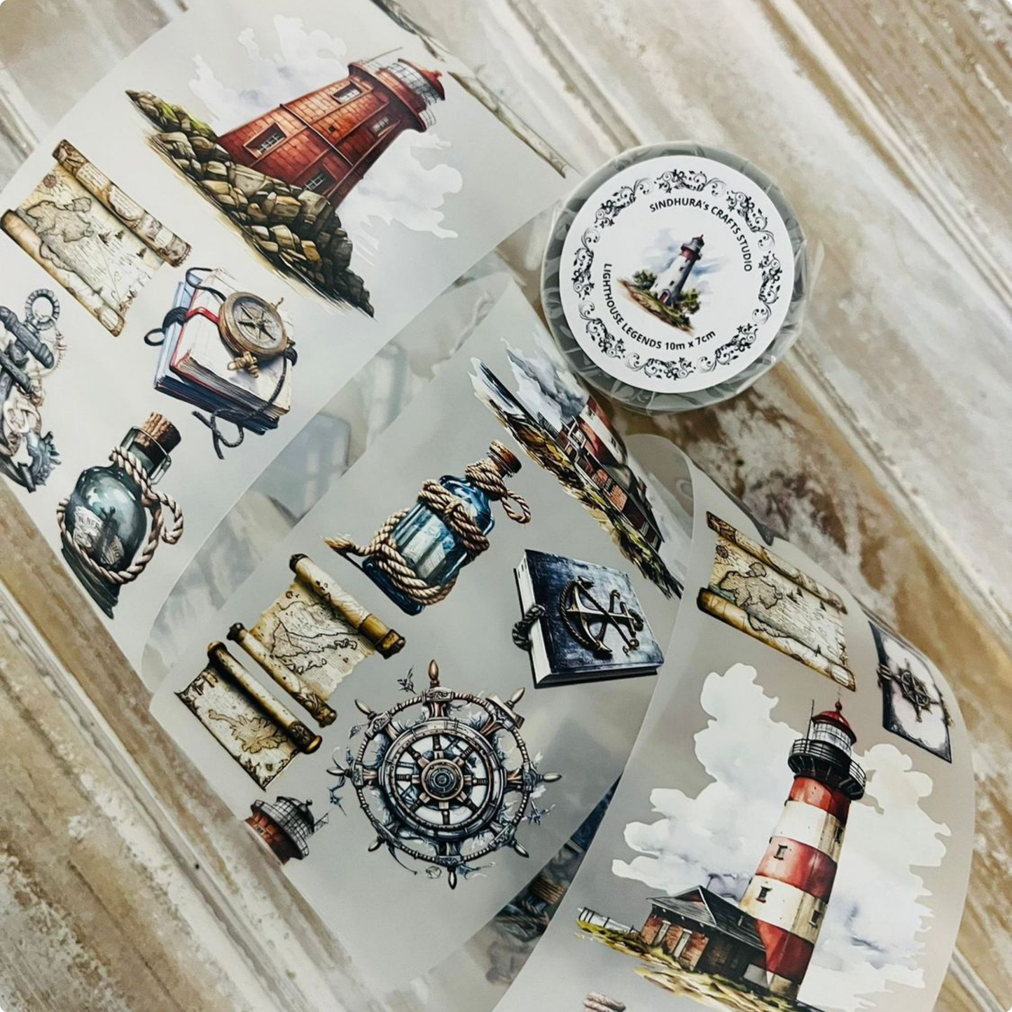 Lighthouse Legends | Matte PET Tape