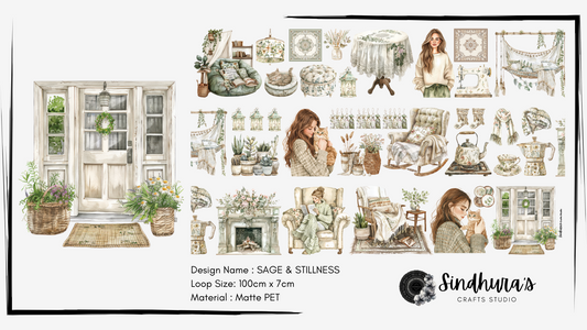 Sage & Stillness | Matte PET Tape