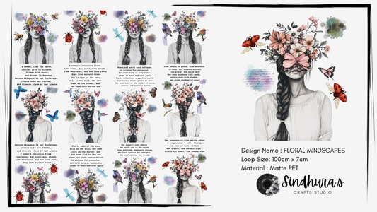 Floral Mindscapes | Matte PET Tape