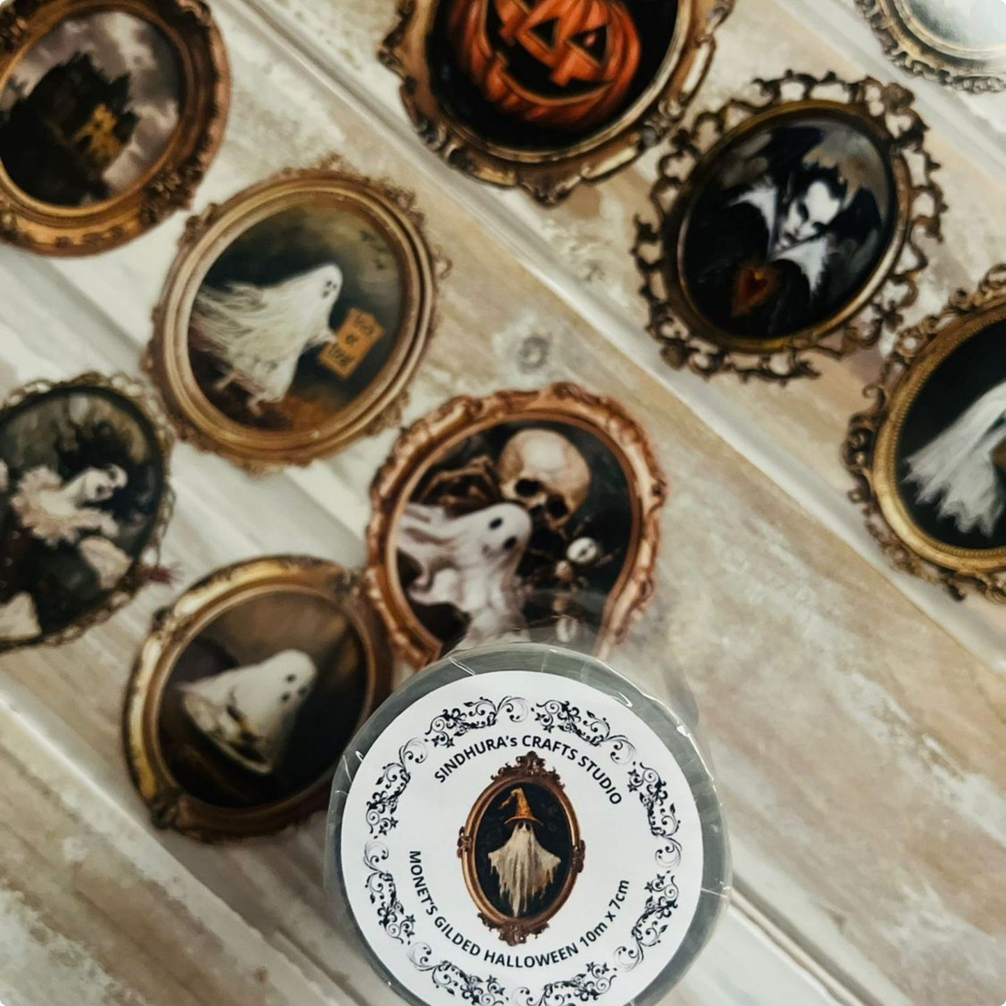 Monet's Gilded Halloween | Matte PET Tape