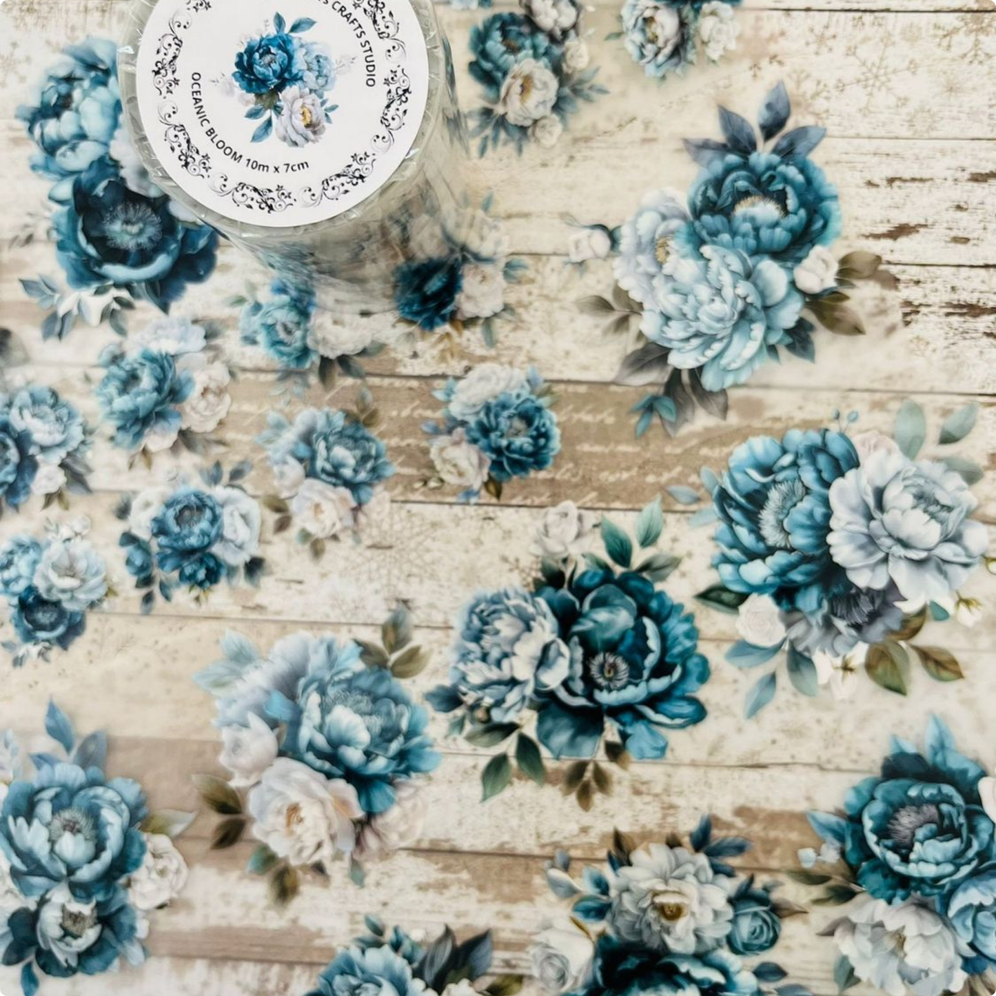 Oceanic Bloom | Matte PET Tape