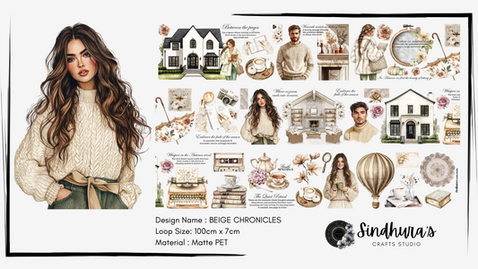 Beige Chronicles | Matte PET Tape