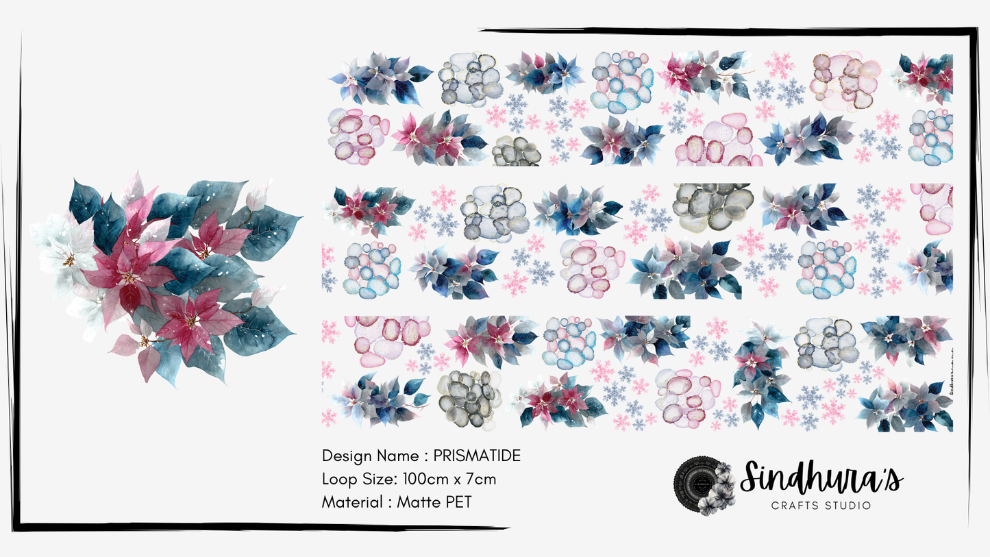 Prismatide | Matt PET Tape for Scrapbook & Journaling