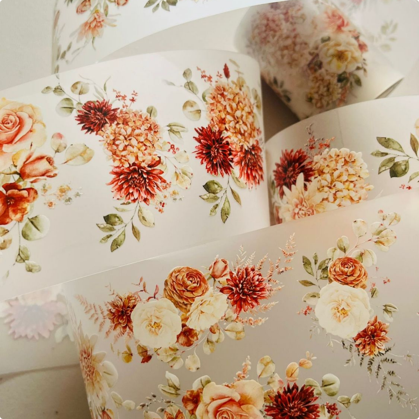 Sunset Bloom | Matte PET Tape