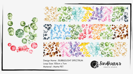 Bubblelight Spectrum | Matte PET Tape