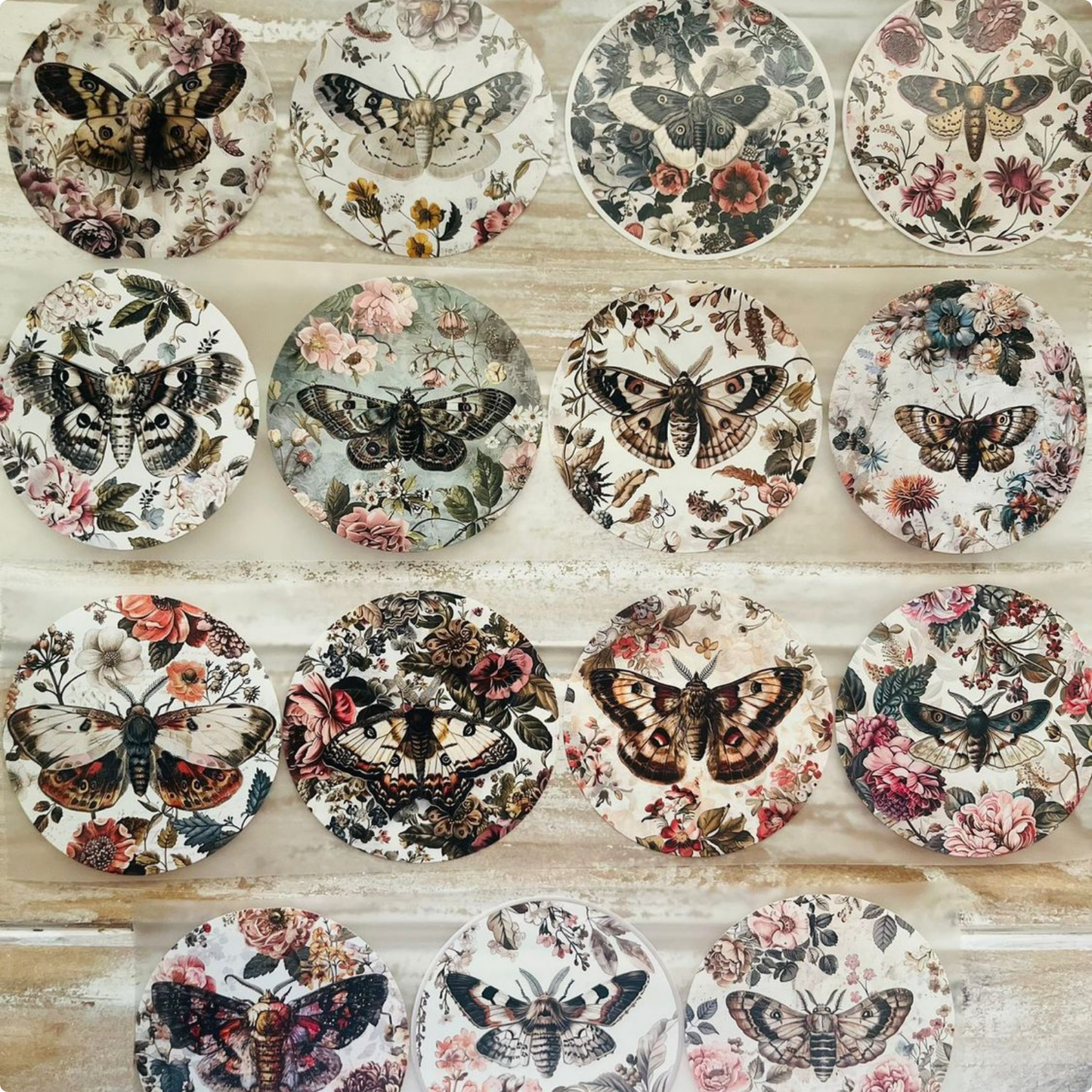 Whimsical Moth Meadows | Matte PET Tape