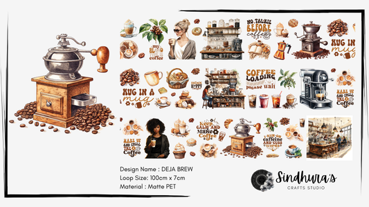 Deja Brew | Matte PET Tape