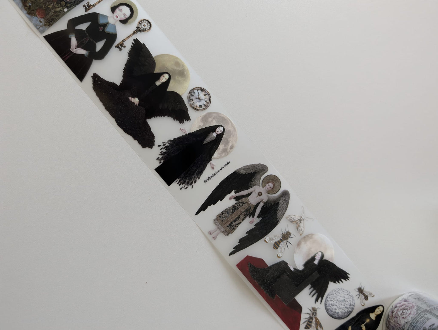 Arcane Angels | Matt PET Tape for Scrapbook & Journaling