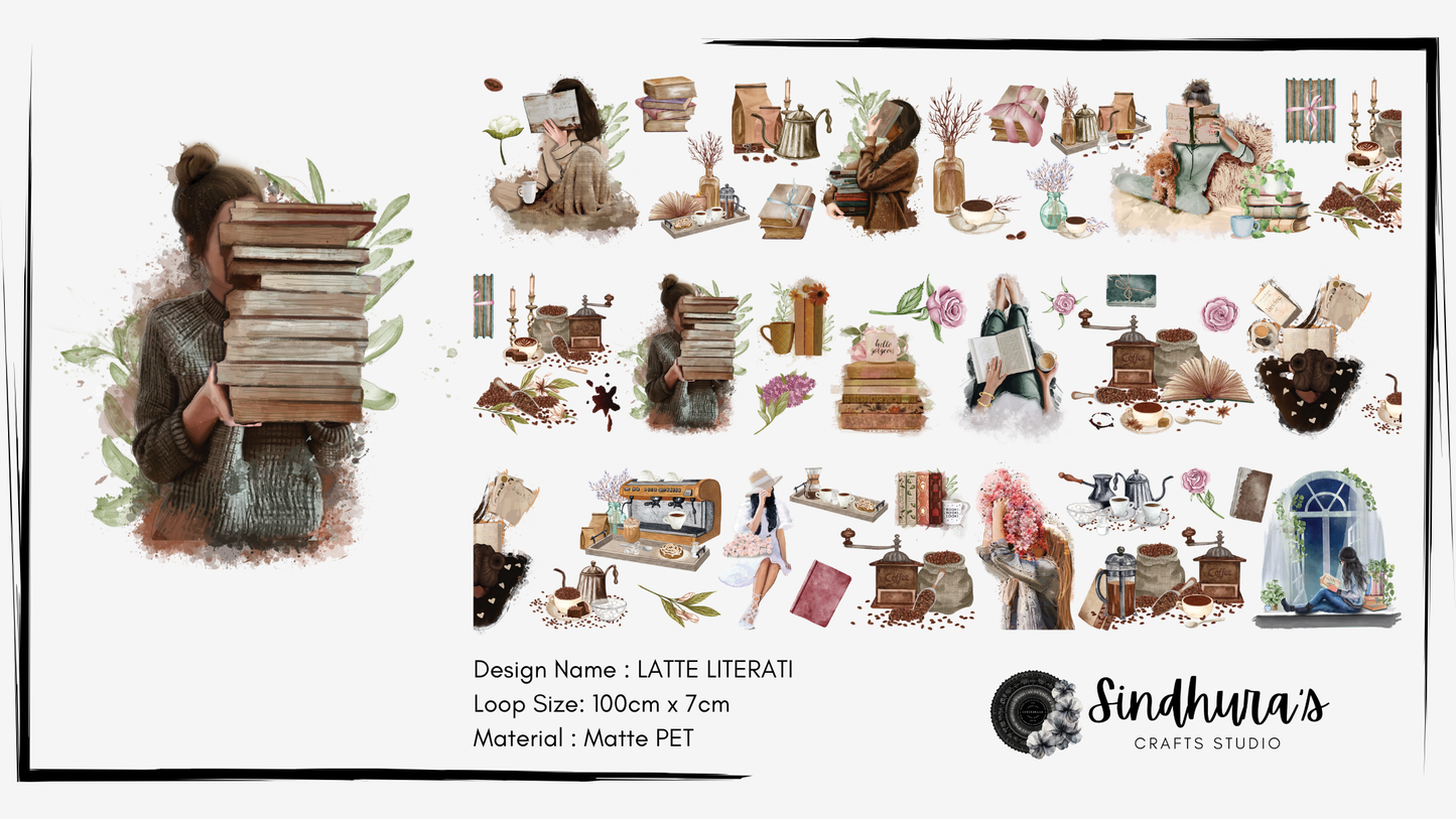 Latte Literati | Matte PET Tape