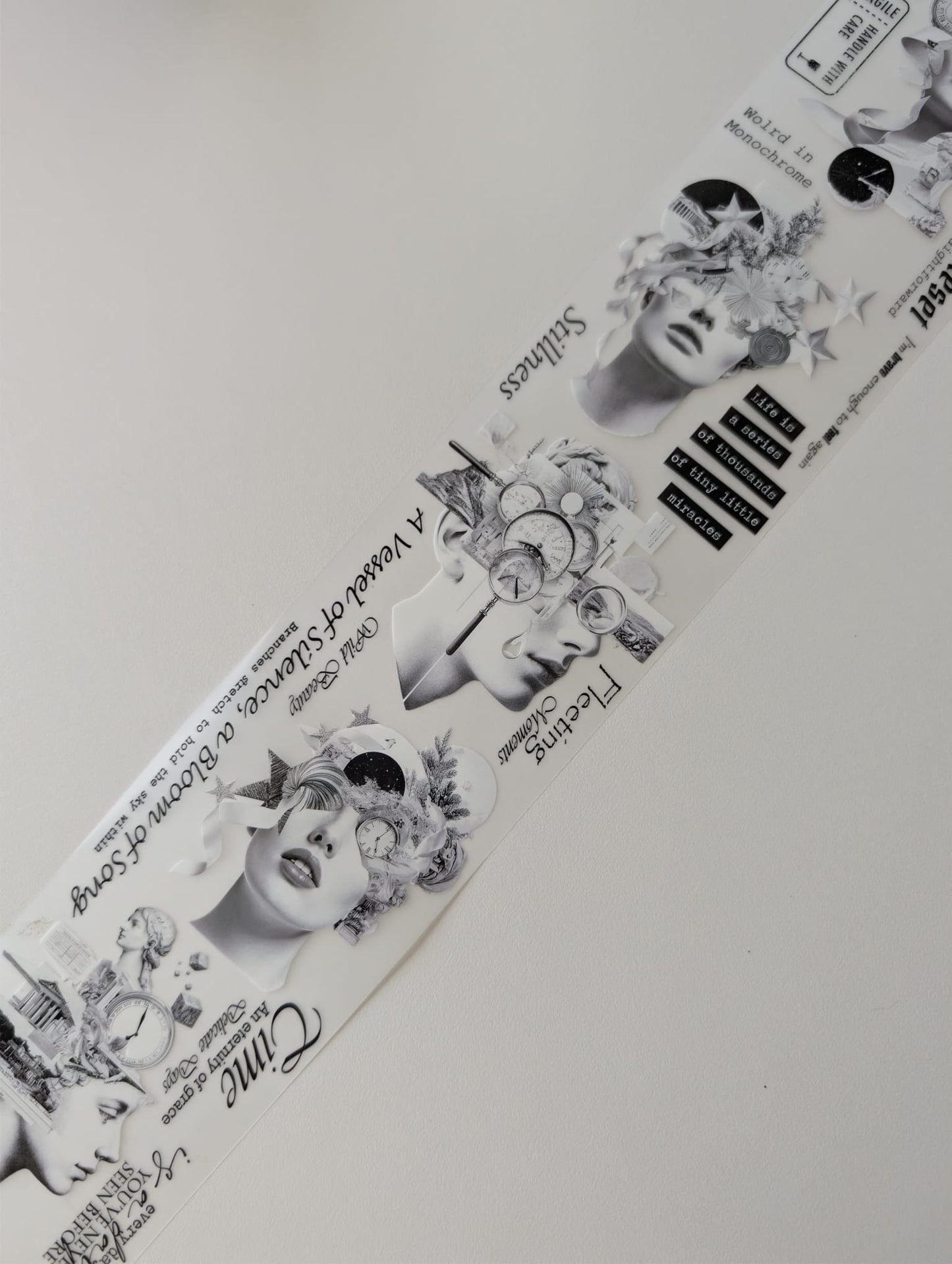 Noir Reverie | Matt PET Tape for Scrapbook & Journaling