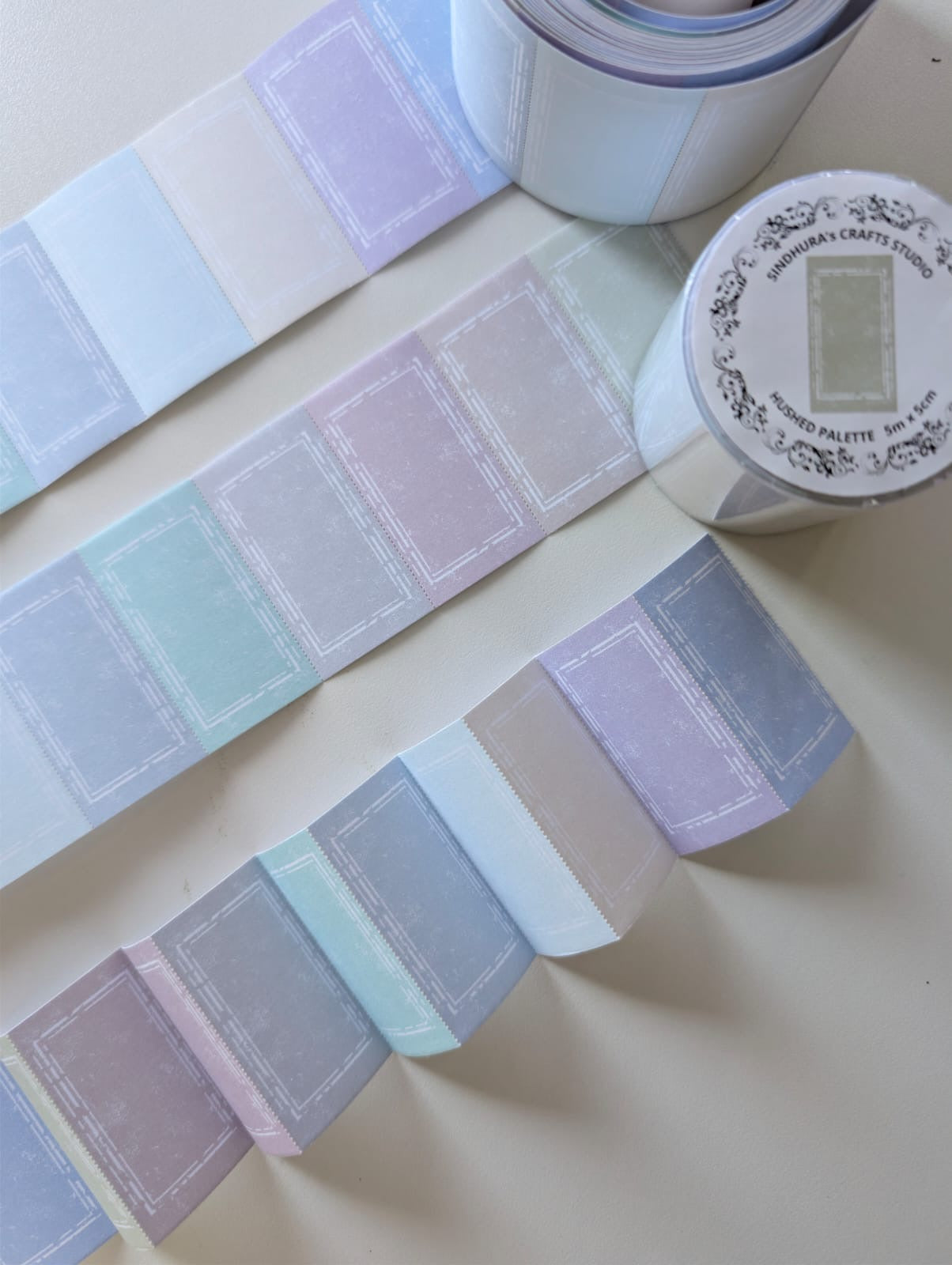 Hushed Palette | Pastel Writing Paper Sticker Roll