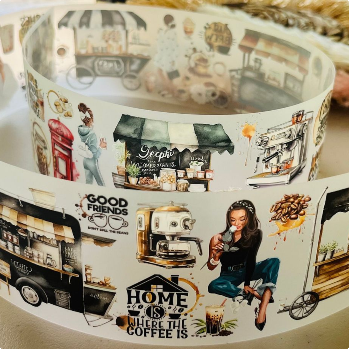 Caffeine Queen | Matte PET Tape