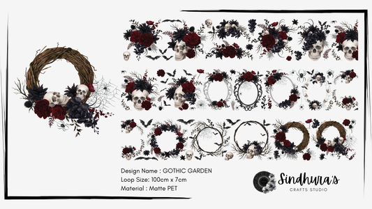 Gothic Garden | Matte PET Tape