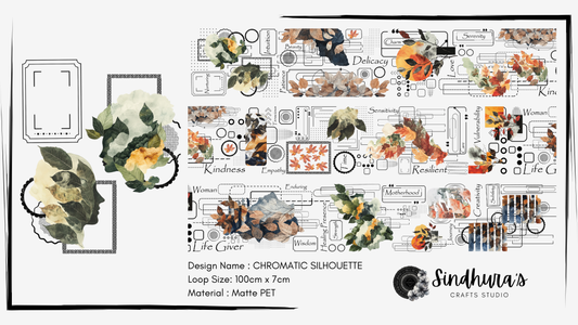 Chromatic Silhouette | Matte PET Tape