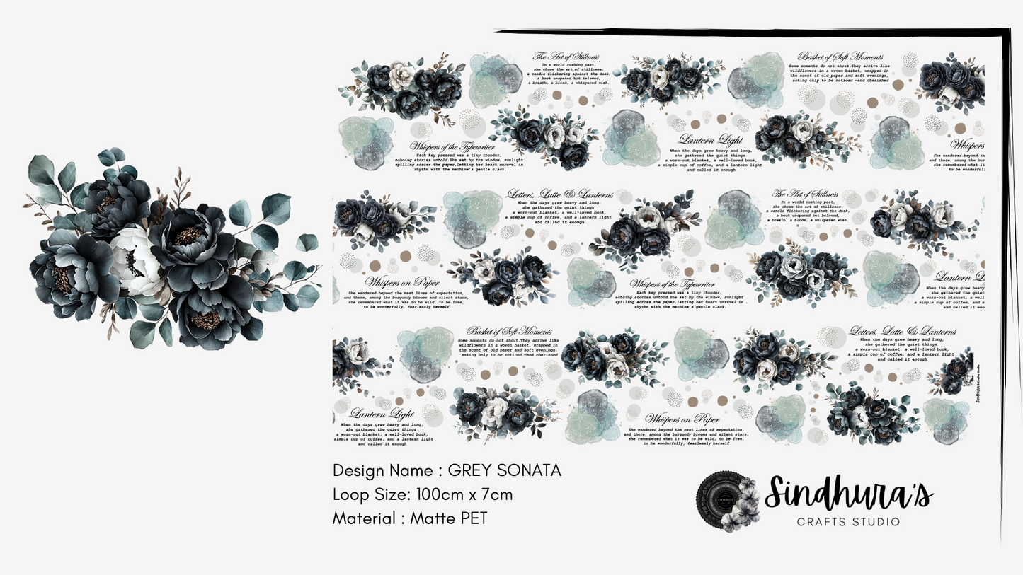Grey Sonata | Matte PET Tape