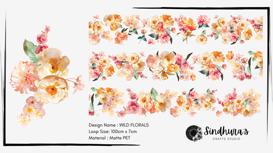 Wild Florals | Matte PET Tape