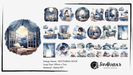 Nocturnal Nook | Matte PET Tape
