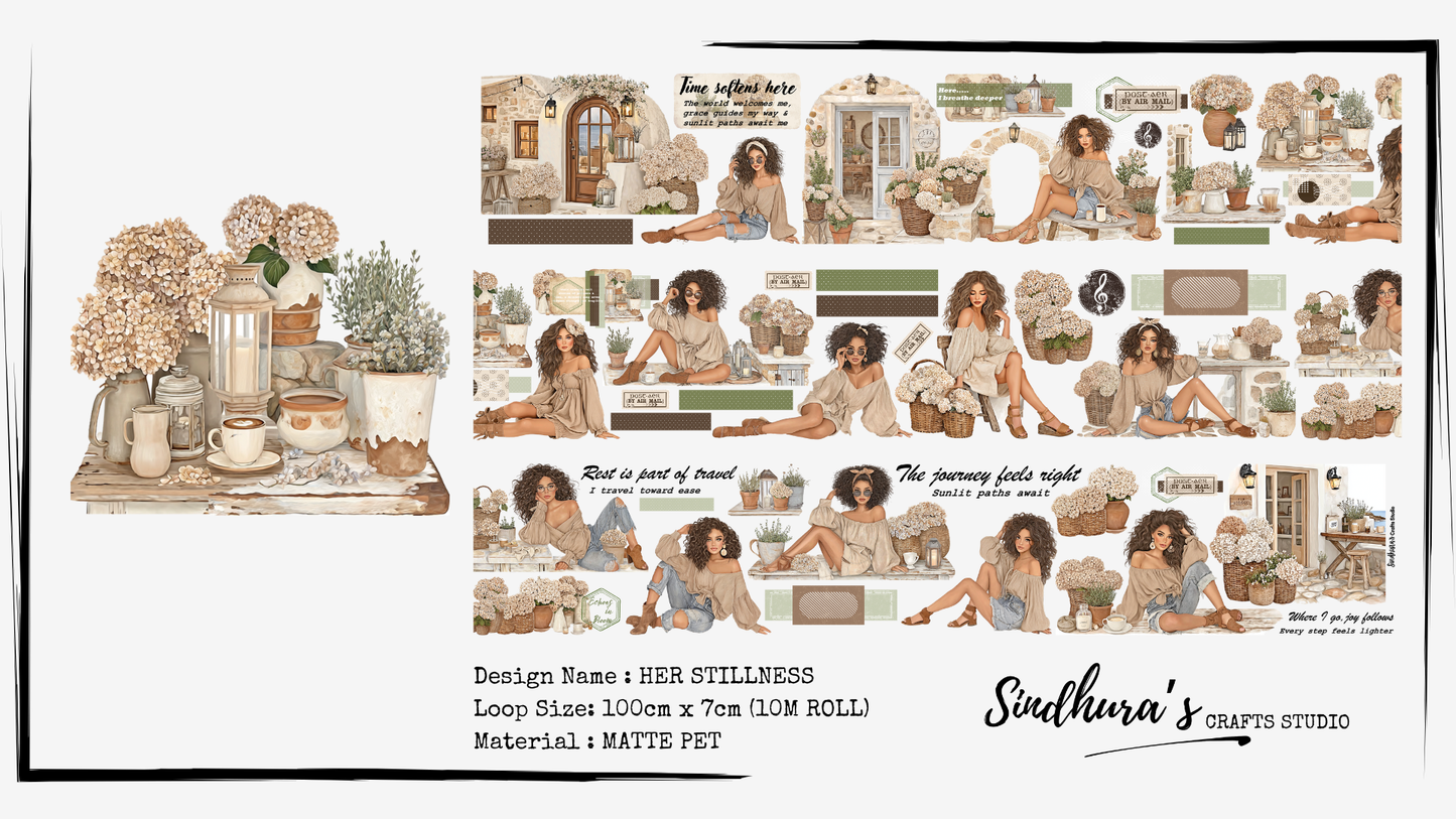 Her Stillness | Lifestyle Matte PET Tape