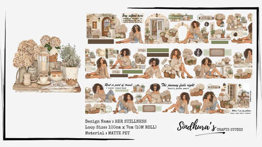 Her Stillness | Lifestyle Matte PET Tape