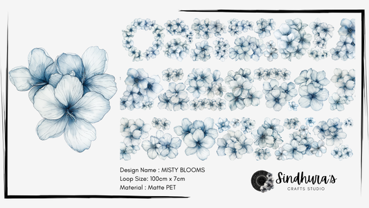 Misty Blooms | Matte PET Tape