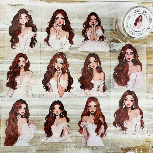 Copper Kissed Bride | Matte PET Tape