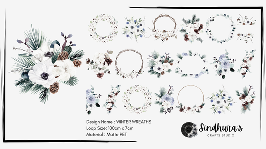 Winter Wreath | Matte PET Tape