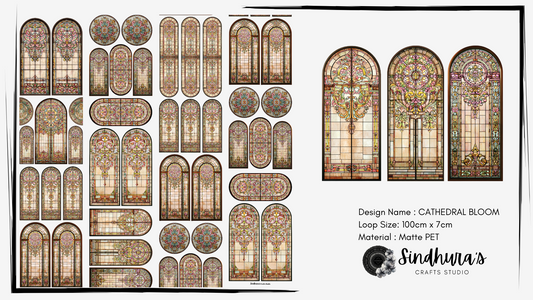 Cathedral Bloom | Matte PET Tape