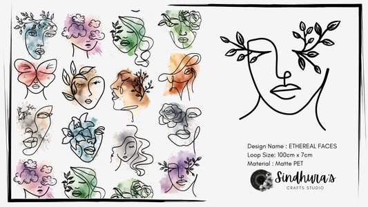 Ethereal Faces | Matte PET Tape