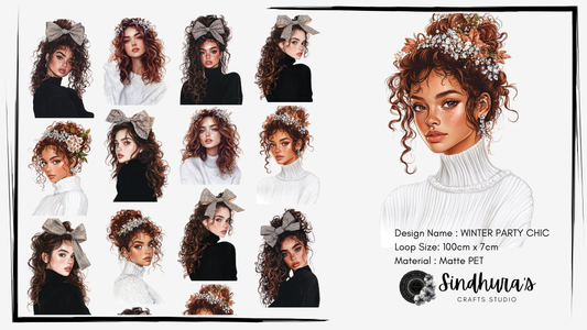 Winter Party Chic | Matte PET Tape