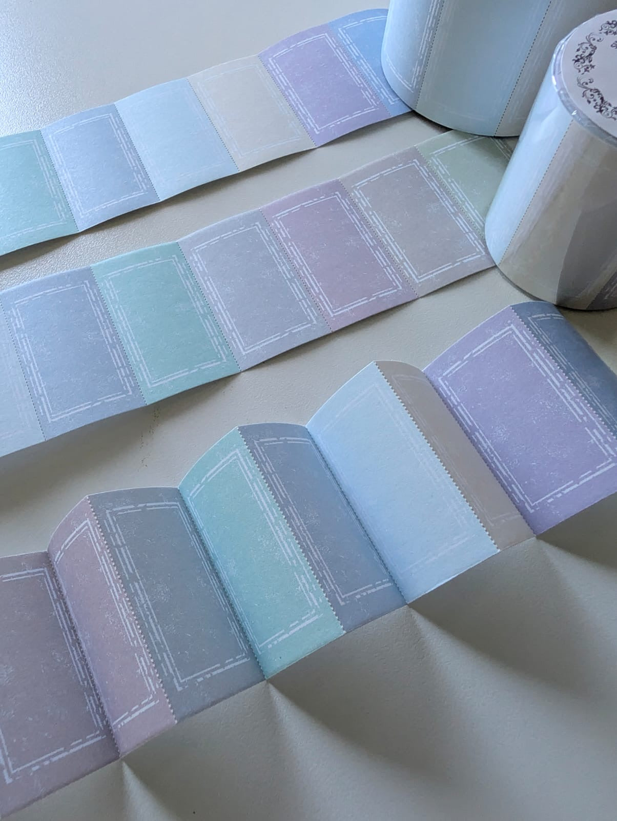 Hushed Palette | Pastel Writing Paper Sticker Roll
