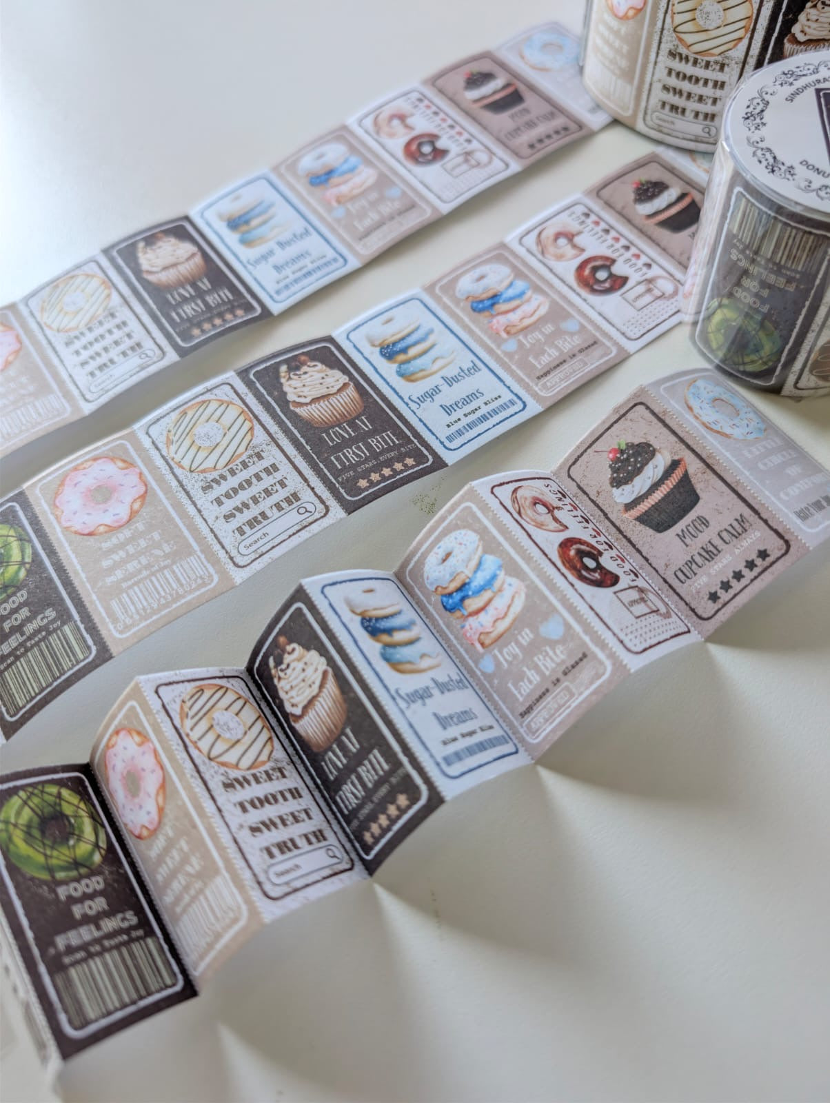 Donut Diaries | Bakery Writing Paper Sticker Roll