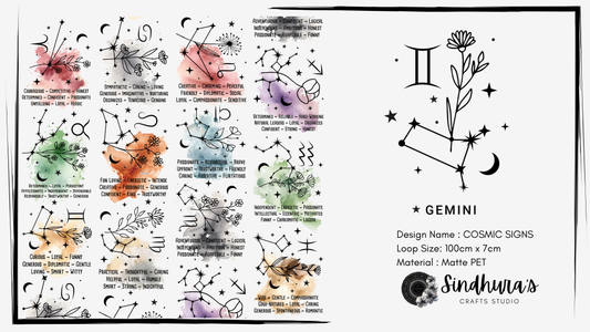 Cosmic Signs | Matte PET Tape