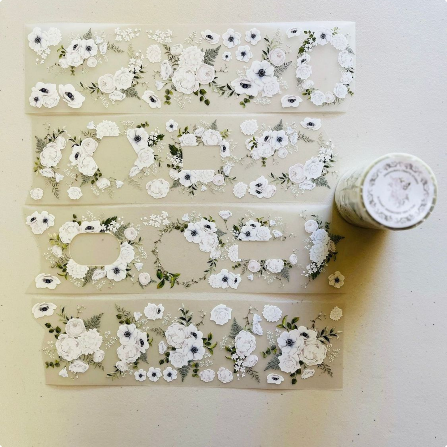 Elegant Anemones | Matte PET Tape