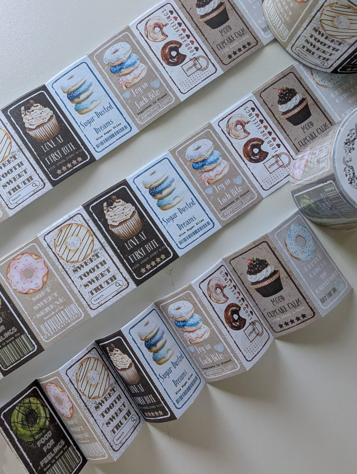 Donut Diaries | Bakery Writing Paper Sticker Roll