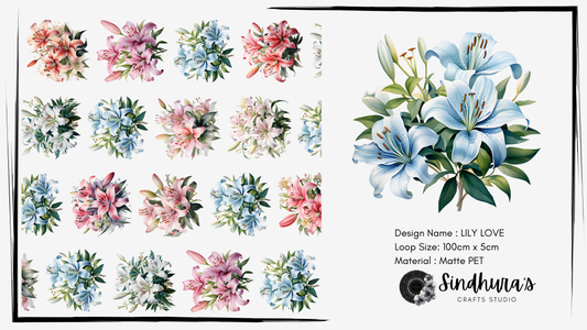 Lily Love | Matte PET Tape