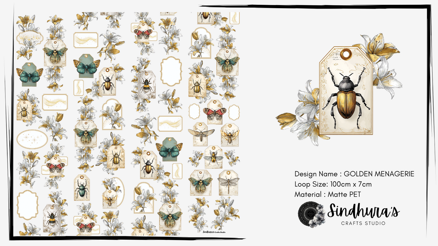 Golden Menagerie | Matte PET Tape