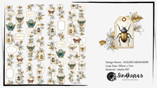 Golden Menagerie | Matte PET Tape