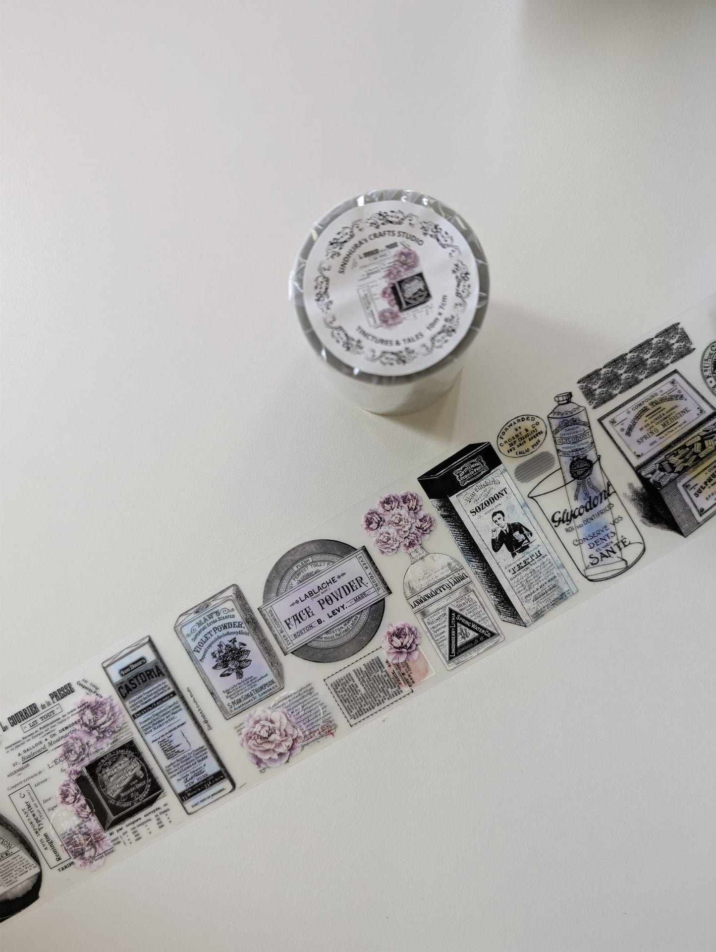 Tinctures & Tales | Matt PET Tape for Scrapbook & Journaling