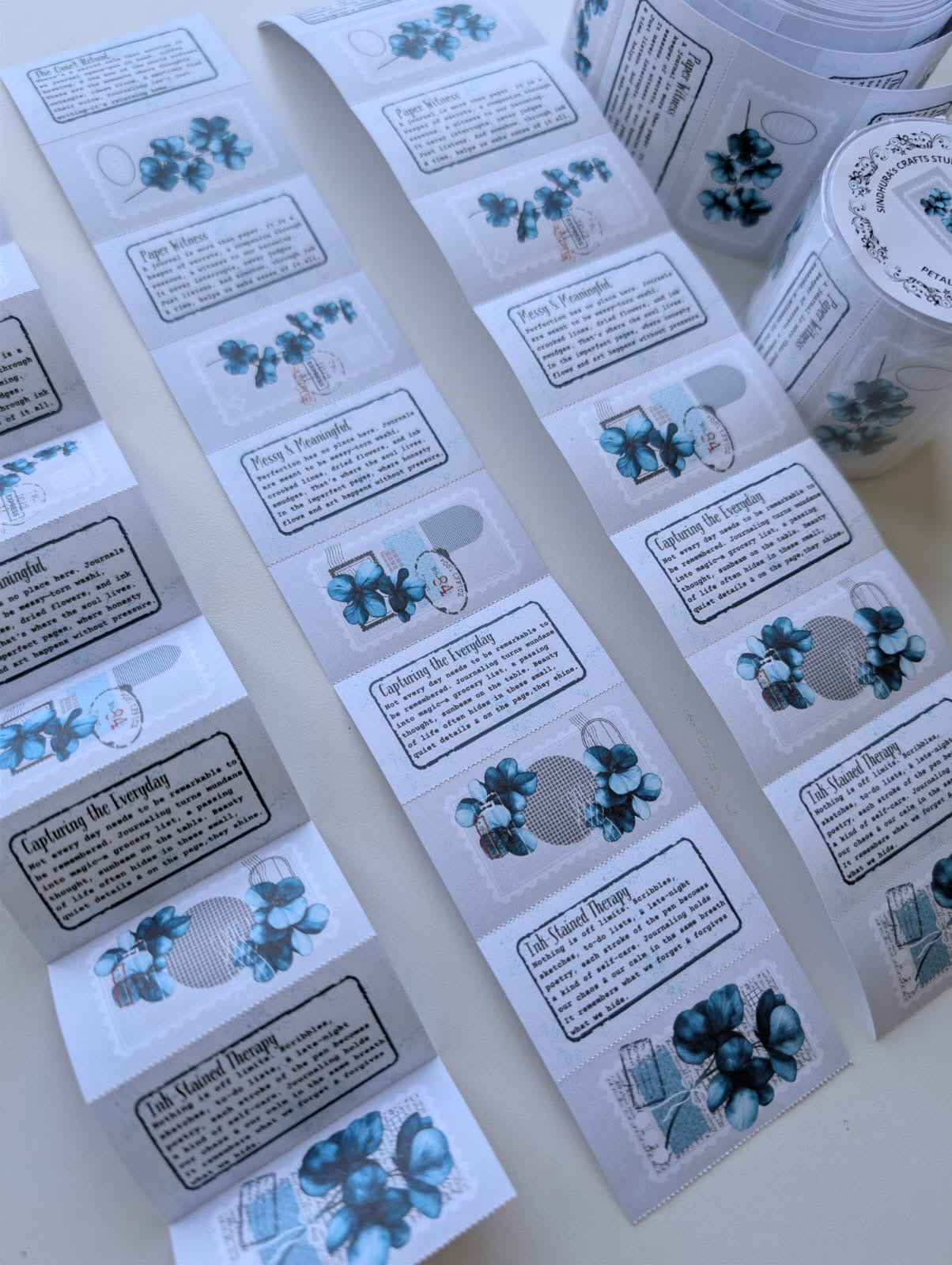 Petal Correspondence | Floral Writing Paper Sticker Roll
