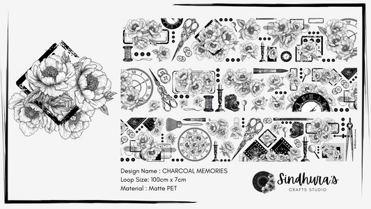 Charcoal Memories | Matte PET Tape