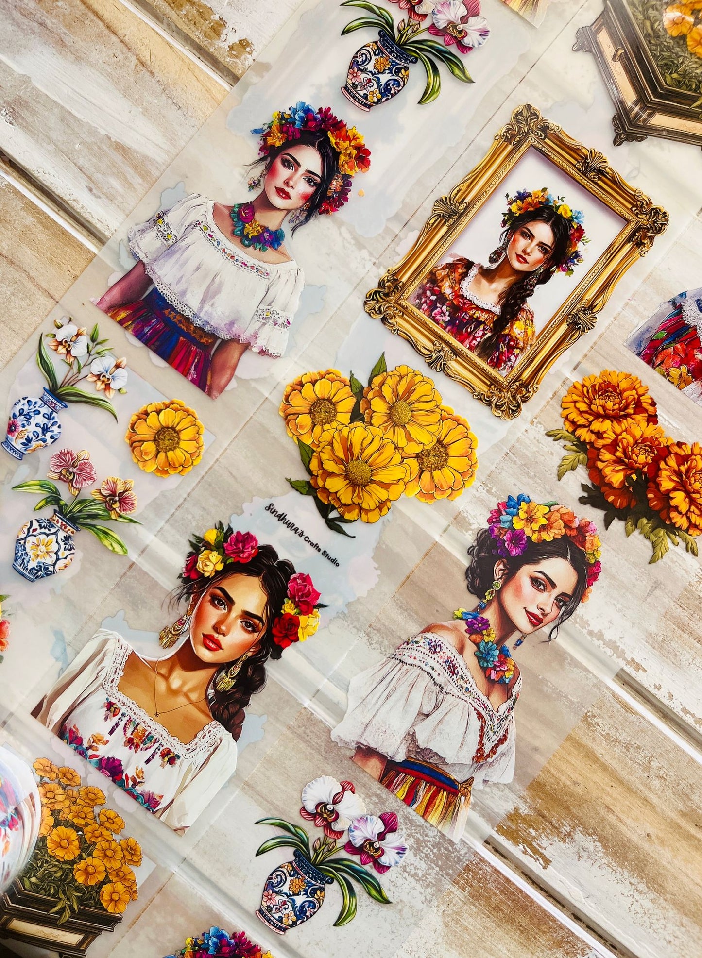 Floral Fiesta | Matte PET Tape