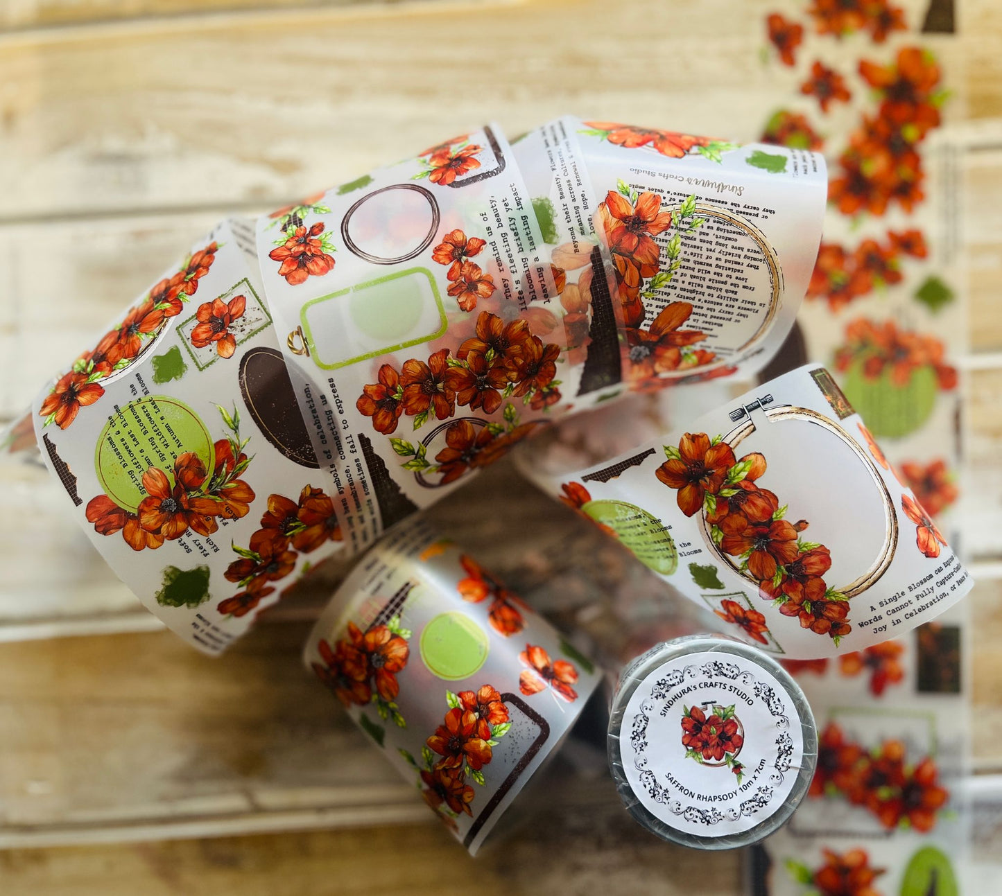 Saffron Rhapsody | Matte PET Tape