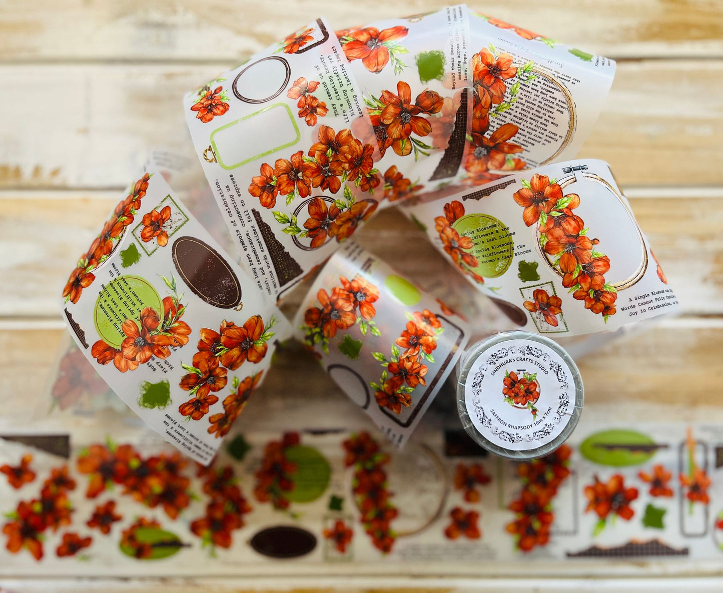 Saffron Rhapsody | Matte PET Tape