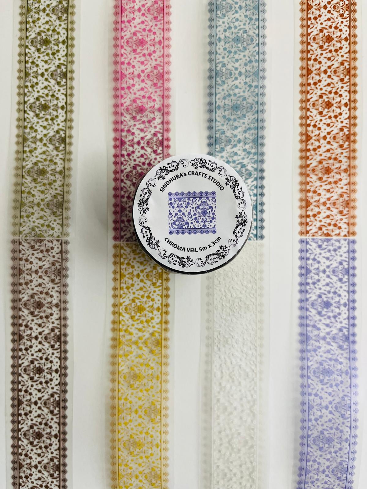 Chroma Veil – Ethereal Hues PET Tape (3cm x 5m)