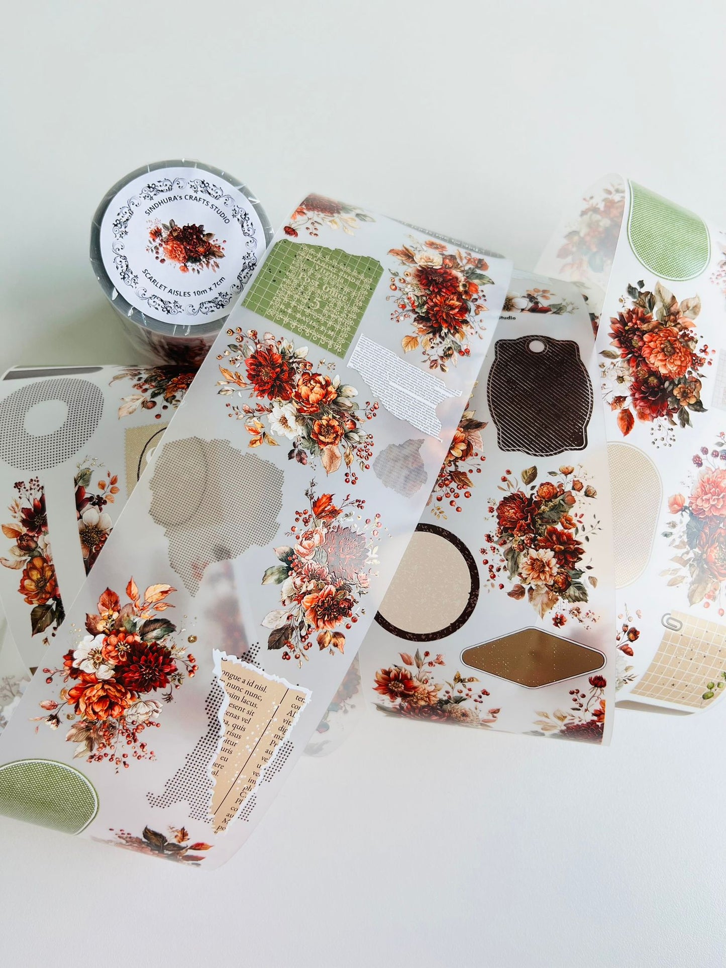 Scarlet Aisles | Matte PET Tape