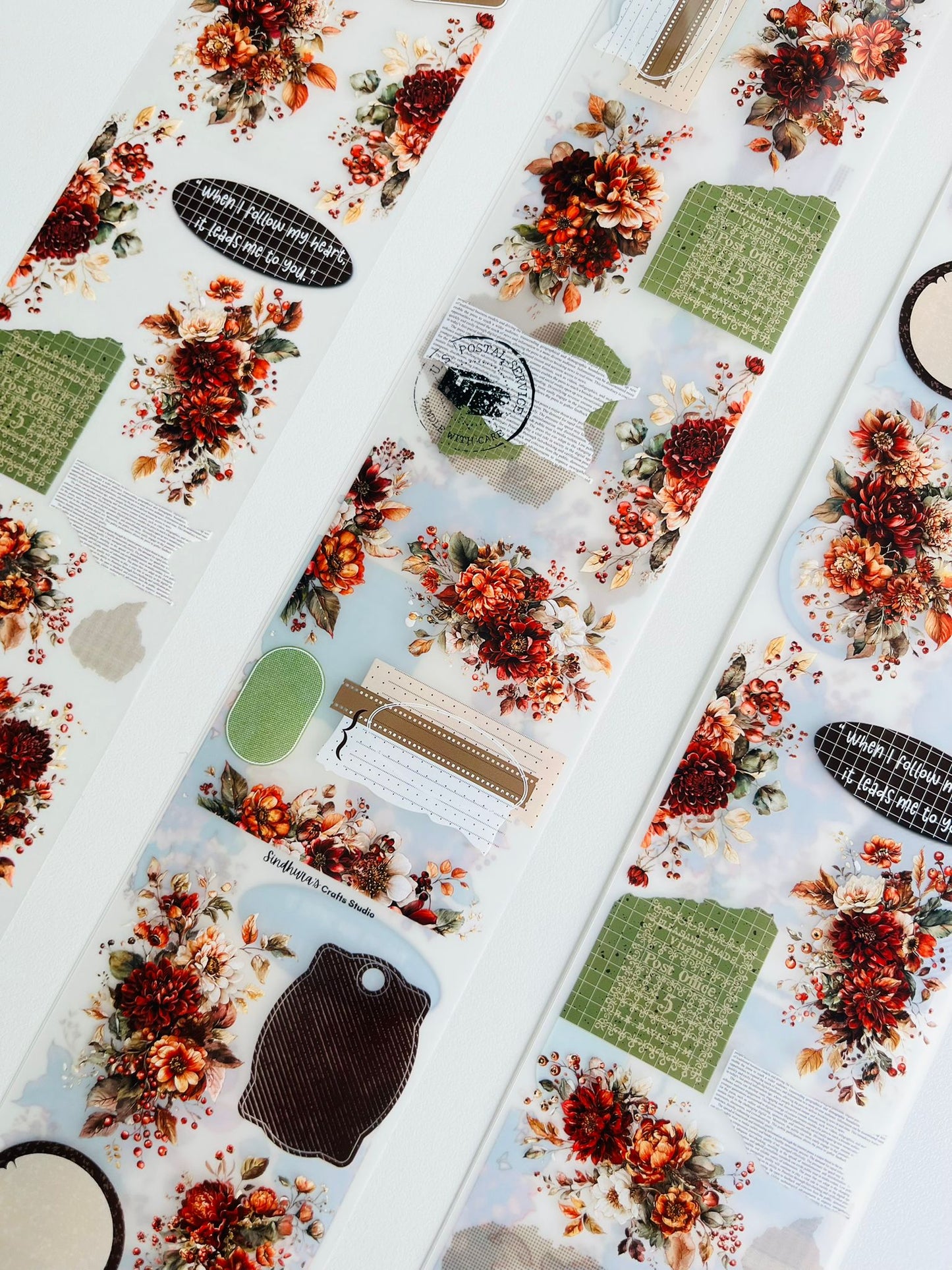 Scarlet Aisles | Matte PET Tape
