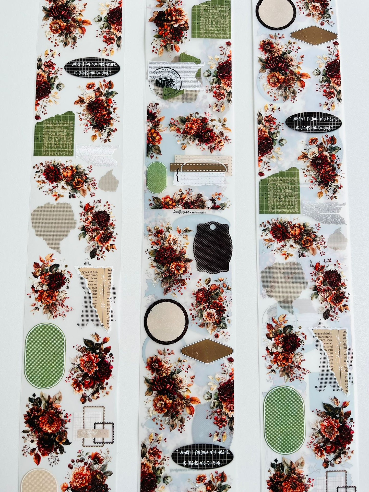 Scarlet Aisles | Matte PET Tape