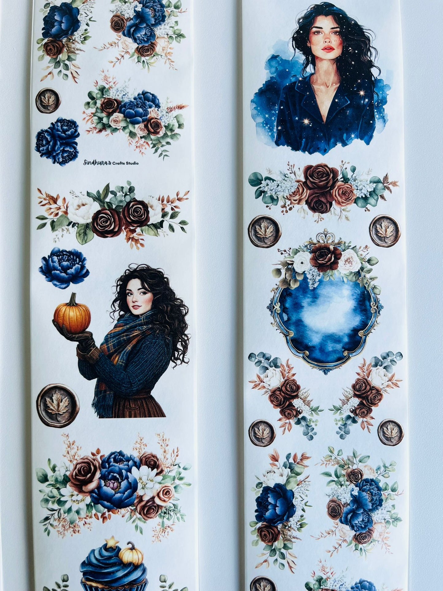Equinox Dreams | Washi Paper | White Background Tape